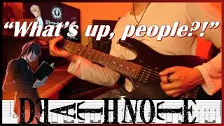 【TABS】Death Note Op 2 - What's up, people?! (Guitar Cover by Luis Téllez) | Maximum The Hormone