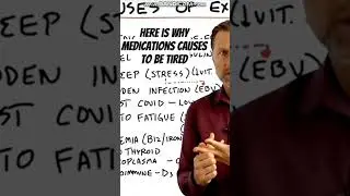 This is why medications causes you tiredness/ Dr Eric Berg explains #medication #health #shorts