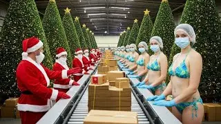 Inside the Artificial Christmas Tree Factory: From Raw Materials to Holiday Icons (Full Process)