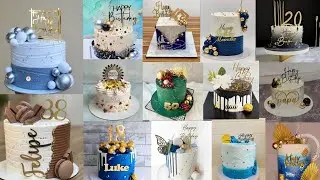 🎊Birthday Cake Design For Boys/Boys Cake Design/Boys Birthday Cake/Blue Colour Cake/Birthday Cake