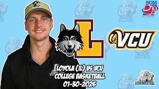 Loyola Chicago против VCU 30.01.2026 Бесплатные прогнозы и ставки на студенческий баскетбол | Про...