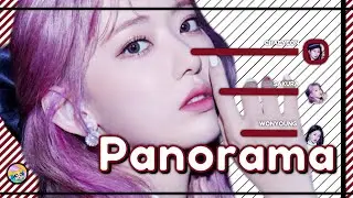 IZ*ONE - Panorama (Line Distribution + Colorcoded)