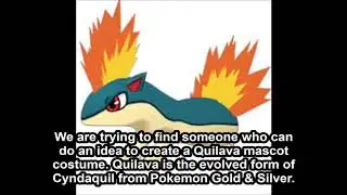 Who Can Create A Quilava Mascot Costume From Pokemon Gold and Silver?