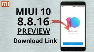 MIUI 10 GLOBAL BETA ROM 8.8.16