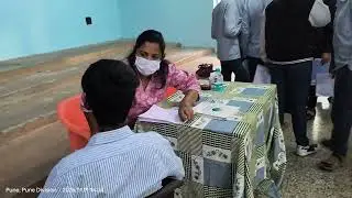 Health checkup camp at Sane Guruji and Rao Saheb Patwardhan school 19th Jan Day 1