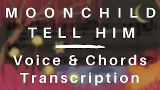 Moonchild - Tell Him (Voice & Chords Transcription | Songbook style)