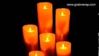 LED Wax Candles with real flames