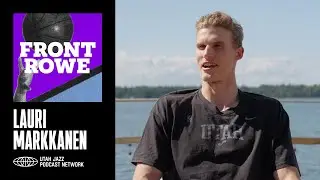Holly in FINLAND with Lauri on his contract EXTENSION🎙🇫🇮 | FRONT ROWE | UTAH JAZZ