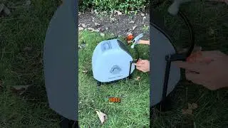 Tangle-free watering made easy! 82ft ground-mounted retractable hose reel