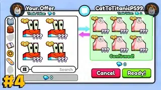 Cat To Titanic #4 - Spongebob Huges Made Me RICH! Pet Simulator 99