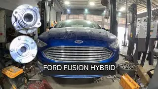 replacing front wheel hub bearing ... ford fusion 2013-2020 (torque specs)