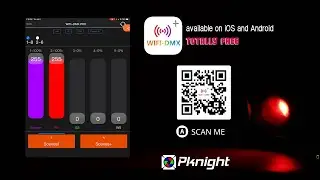 wifi dmx pro app tutorial by Pknight  - Creative DMX lighting control for iPad, iPhone and android