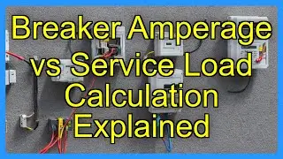 Breaker Amperage vs Service Load Calculation Explained