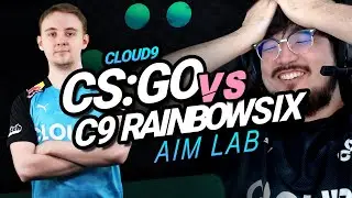 Can R6 Pros OUTAIM CS:GO Pros?! - AIM LAB Challenge ft. C9 R6 vs. C9 CS:GO