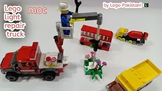 Lego city 60054 light repair truck by Lego Pakistani 🇵🇰