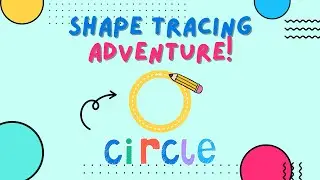 ✏️ Interactive Shape Tracing for Kids: Learn, Spell, & Discover Shapes! 🔵🔺🟠 | Educational Video