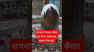 ভগবান শিবকে কাঁচা দুধ দিয়ে অভিষেক করলে কি হয়? #facts #motivation #mahadev