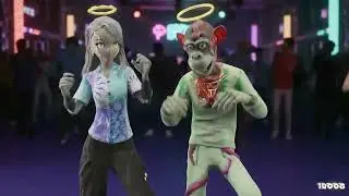 Mutant Ape DJ (MAYC #12008) &times; CloneX #12852 &mdash; 3D Animated Music Video | RTFKT Angel Cameo