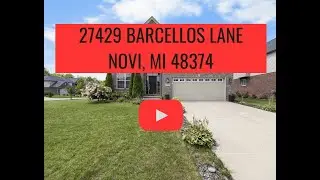 Novi Homes For Rent [ 27429 Barcellos Lane Novi, MI 48374 ]
