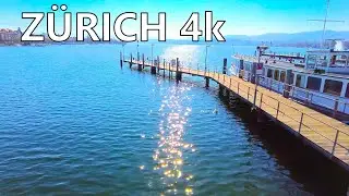 Zurich Switzerland 4k | City Walktour | Ambient City Sounds