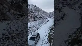 Deosai National Park Road in Winter 🥶 #shorts #shortvideo #pov #skarduvalley