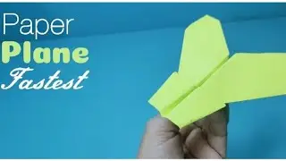How to make a fastest paper plane | Easy paper jet | #origami #papercrafts #diy #viral #viralvideo 