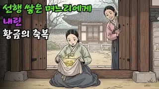 평생 시어머니를 공경하며 선행을 베풀어온 며느리의 집 대문 앞에 황금이 가득 든 보따리가 놓여있던 이유와 하늘이 내린 축복의 사연 | 조선판 고부갈등
