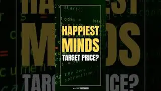 Happiest Minds Share Target Price | Happiest Minds Share Latest News #shorts #stockmarket