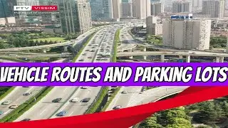 Vissim Tutorial for Beginners I Part 3 I Vehicle Routes and Parking Lots
