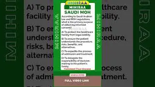SAUDI PROMETRIC Q&A 1 #SaudiPrometric #prometricexam #mihiraa #nursingexampreparation