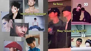 THIS TAEHYUNG WITH THAT HAIR STYLE👀 I'M OBSESSED!! So Namjoon and Yoongi already had this plan?!