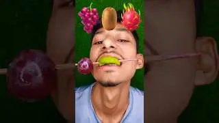 ASMR Magic Fruits😱🍇🥝🍓😋 #mukbang #fruit #eating #food #makansesuaiemoji #asmr #shorts