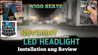 NOVSIGHT H4 Pinakamurang LED Headlight For WIGO Gen1