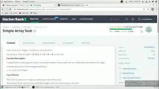 Simple array sum hacker rank solution in java