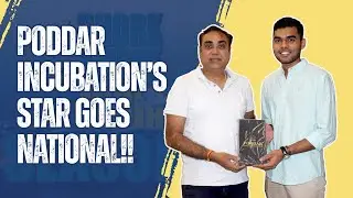 Youngest founder at Shark Tank India S4| Himanshu Rajpurohit Head at Poddar Incubation Center|