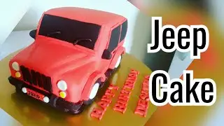 Jeep Design Birthday Cake | Vehicle theam Birthday Cake.