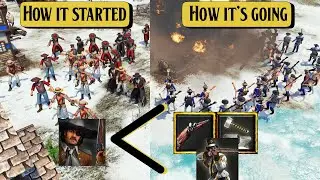 AOE3DE: Fighting off the BAJA Rush with Age 2 Sharpshooters! Fun 1v1 Comp!