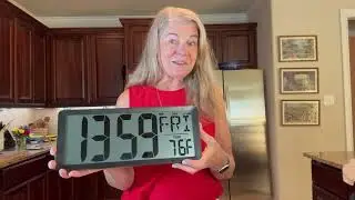 Review TXL Large Atomic Clock with Backlight, Battery Operated