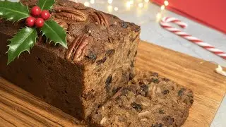 🎄 Ultimate Holiday Fruit Cake | Moist, Dark & Loaded with Nuts & Rum