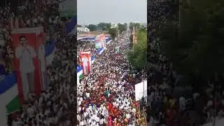 #YSJagan's #YSRCP Huge Rally in Macherla, #AndhraPradesh || #JournalistAK