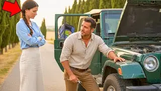 Padre single aiuta una donna con la Jeep in panne… senza immaginare che fosse la madre di sua figlia