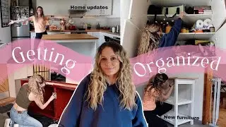 VLOG: Getting organized + New Furniture + Home Updates 🏡 ✨