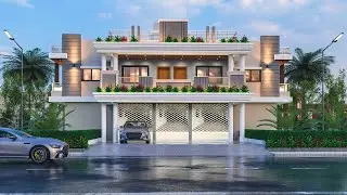Project #10598 Ganesh Villa 50X70 | #careerhacks | #3dsmax and Vray Files for Download