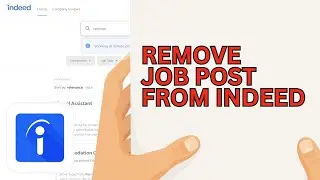 How to Remove Job Post From Indeed