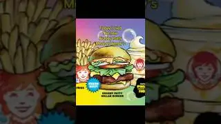 My review on the new Krabby Patty meal #spongebob #wendys #krabbypatty #new #review