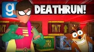 Gmod D-run Funny Moments - Flawless Deathrun! Crash Bandicoot Map! (Garry's Mod)
