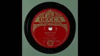 Lord Caresser w/ Gerald Clark & His Caribbean Serenaders : Maracas Falls - UK Decca 30736 - 78 RPM