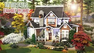 Little Falls Family Home 🎃🍁🌙 // The Sims 4: Speed Build // No CC