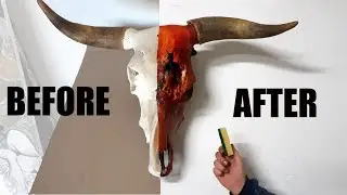 Bull Skull Paint ART // Demon from Hell