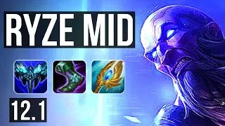 RYZE vs CORKI (MID) | 12/3/16, 800K mastery | NA Diamond | 12.1